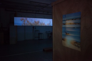 View of Lydia Debeer's studio during the HISK Open Studio's 2016, Ghent.