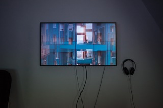 View of Lydia Debeer's studio during the HISK Open Studio's 2016, Ghent.